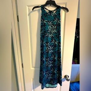 Prana soft jersey knee-length dress with built in bra